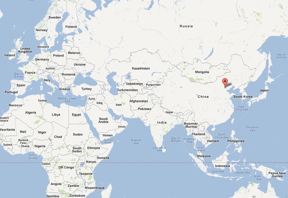 map of beijing world